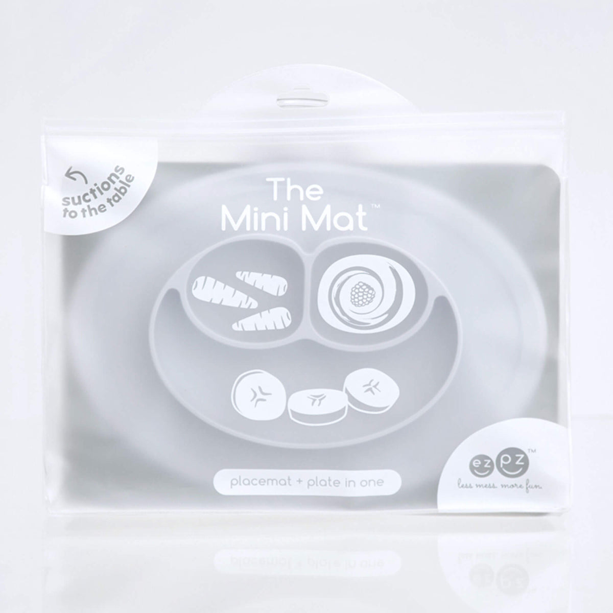 ezpz Mini Mat Lid - Pewter