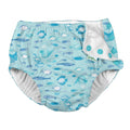 Green Sprouts, Inc. - Snap Reusable Absorbent Swimsuit Diaper in Light Aqua Fish