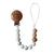 Glitter & Spice Pacifier Clip in Marble