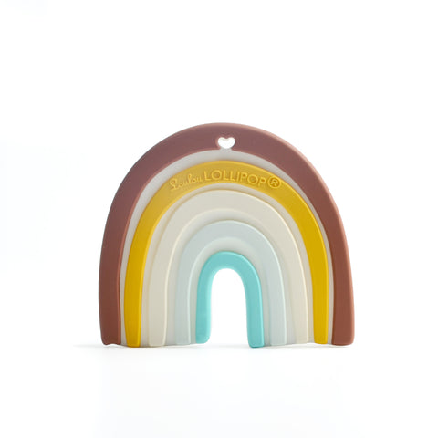 LouLou Lollipop Neutral Rainbow Teether