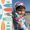 Luv Bug Co - Hooded UPF 50+ Sunscreen Towel in Surfboard